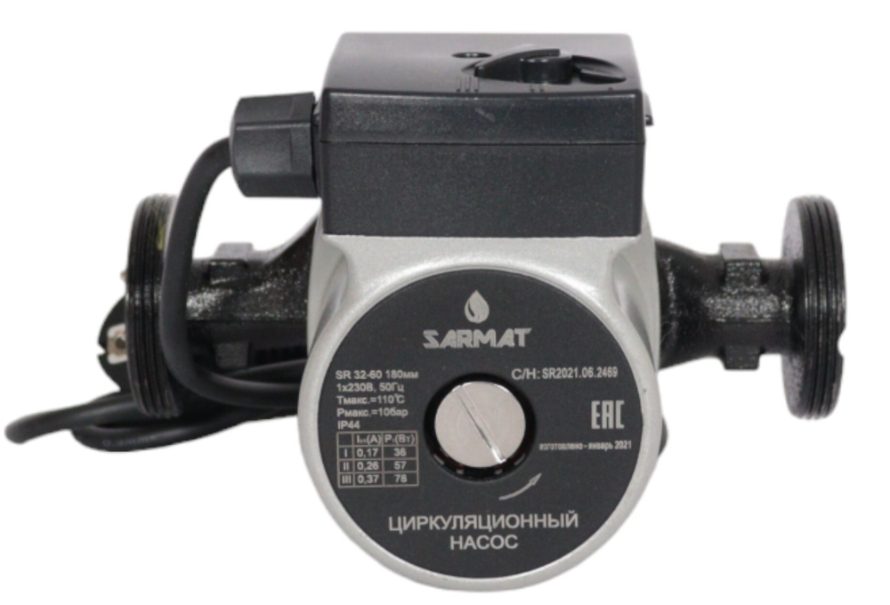 Насос циркуляционный Сармат SR 32-60 (кор.8шт) (Уценка)