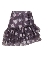 Юбка-шорты с воланами Afina, мокко