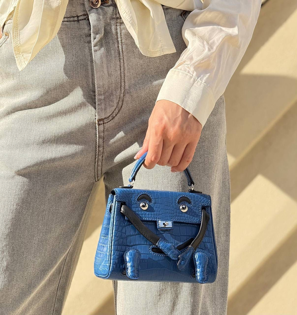Сумка Hermes из кожи крокодила