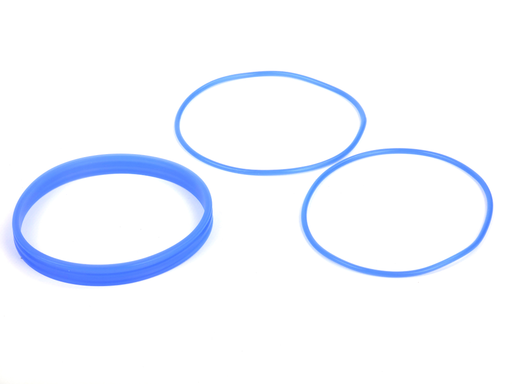 РК Колец гильзы ЯМЗ 236, 238 а/м МАЗ синий сиилкон "ПолиуретанДеталь"