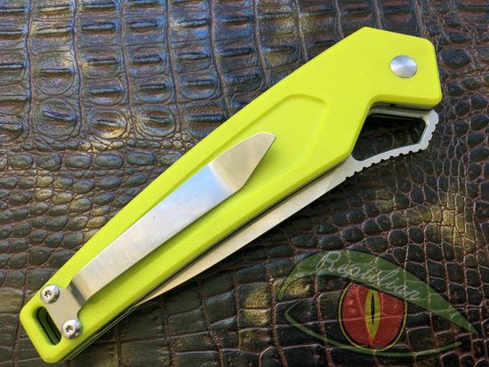 Складной нож Steelclaw Варлок 5075-2 green c клинком из стали 9Cr18MoV, рукоять G10