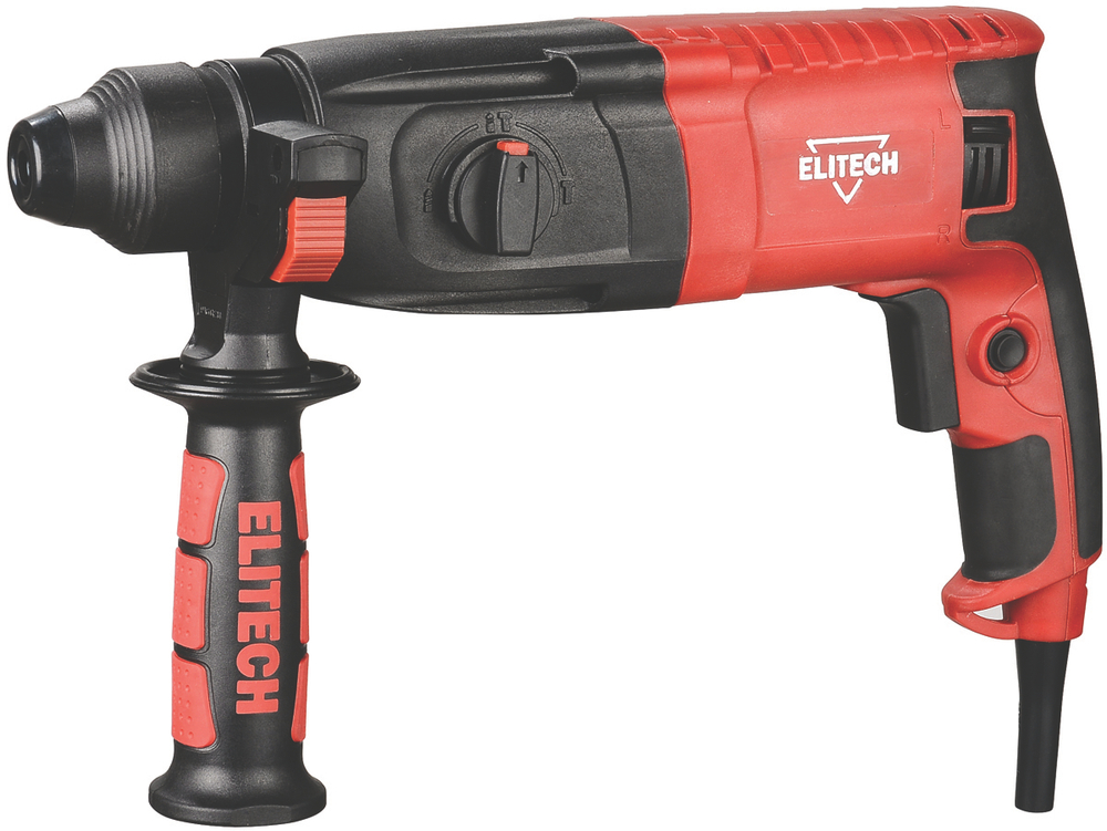 Перфоратор ELITECH П 1755ЭМ HD (SDS-max,AVC,1700Вт,55мм,2реж,5-19Дж,1750-2150у\м,6.52кг,пл.пуск,чем,
