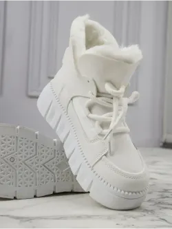 Зимние ботинки на платформе