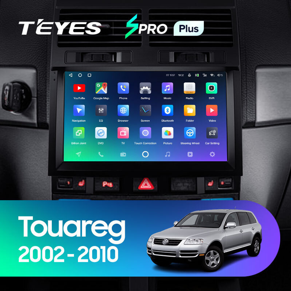 Teyes SPRO Plus 9" для Volkswagen Touareg 2002-2010