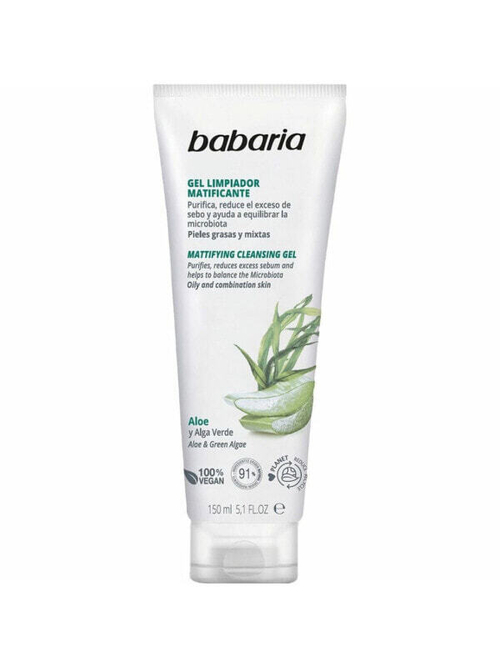 Очищающий гель для лица Babaria Aloe Vera матирующий 150 ml