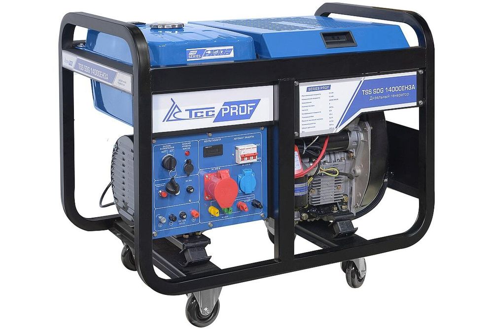 Дизель генератор трехфазный TSS SDG 14000EH3A - [12 кВт / 380V] эл. старт