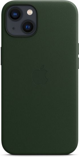 Чехол Apple MagSafe для iPhone 13, кожа, «зелёная секвойя»