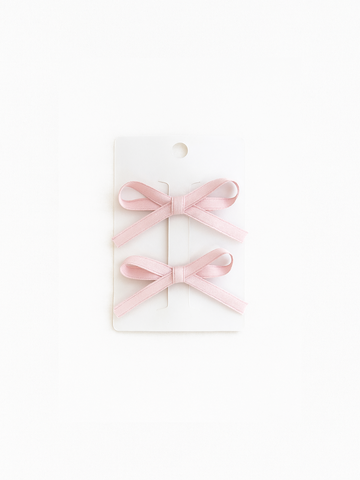 Комплект заколок "Бантики", Розовый