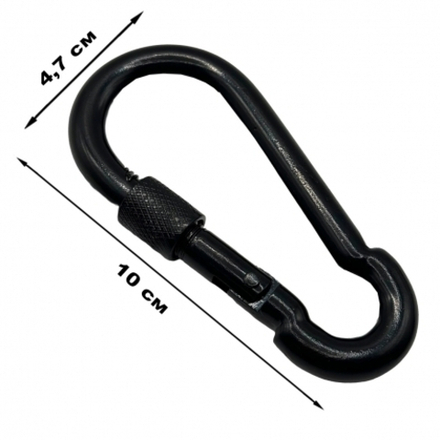 Карабин тактический с фиксатором 10см