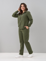 Костюм с брюками КБфп-584/светлый-хаки-п