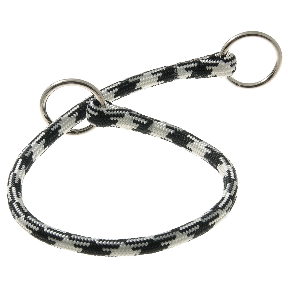 V.I.PET Ошейник-удавка с 2-я кольцами круглый 8 мм "Арлекин", 70 см