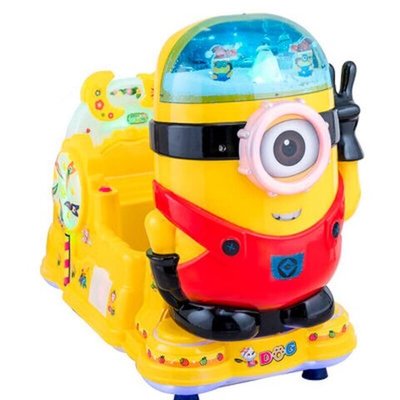 Аттракцион качалка с мультиками «Желтый человечек»