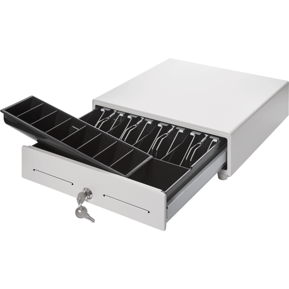 Денежный ящик PayTor HT-330S (Белый, Штрих, арт. HT-330-4111-13W2-1)