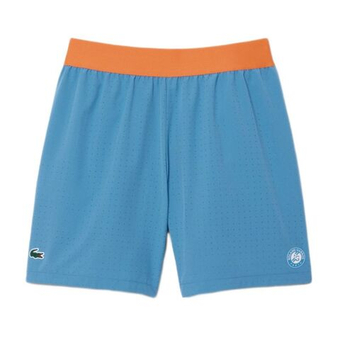Мужские теннисные шорты Lacoste Roland-Garros Edition Tennis - blue/orange
