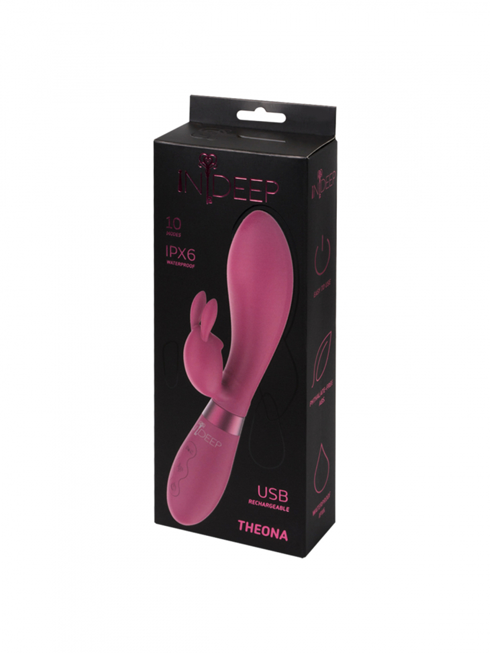 Перезаряжаемый вибратор Indeep Theona Magenta