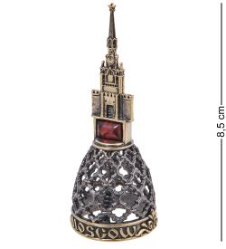 AM-4121 Колокольчик «Спасская башня» (латунь, янтарь)