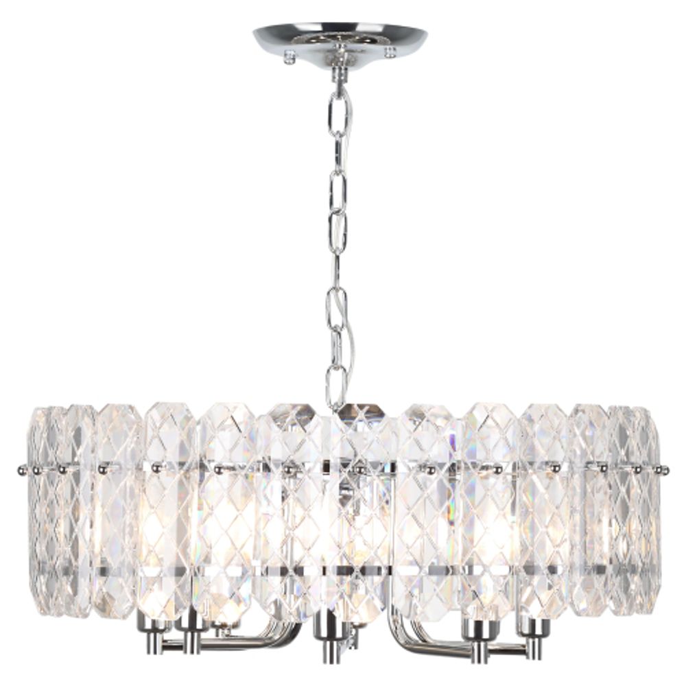 Люстра Rivoli Whitney 1050-308 8 х Е14 40 Вт хрусталь