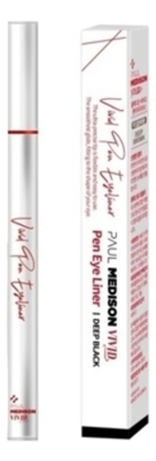 PAUL MEDISON Подводка для глаз - Vivid Pen Eyeliner Deep Brown 0,5г