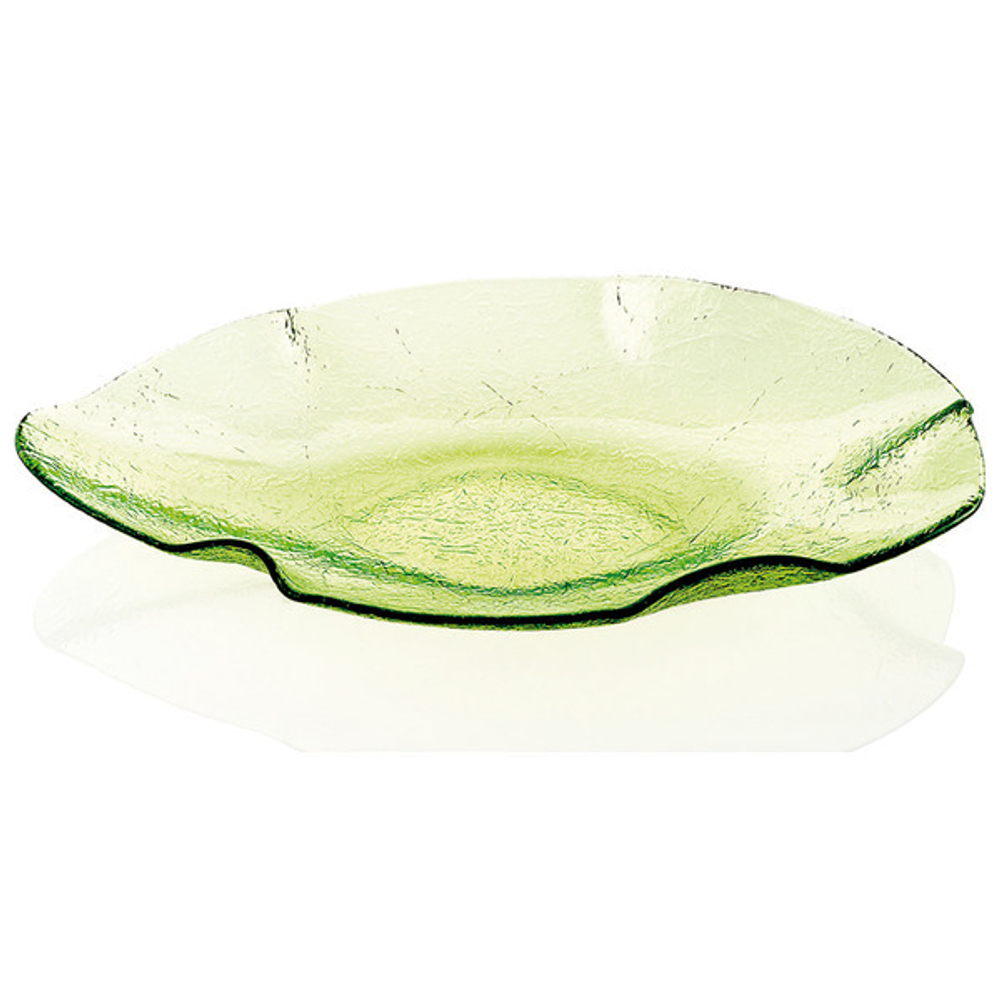 Блюдо овальное IVV Ботаника 50см зелёное