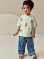 Футболка для девочки Next E44-979, Молочный, Салатовый