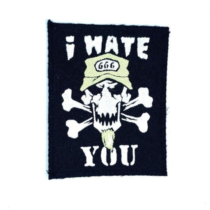 Нашивка I hate you