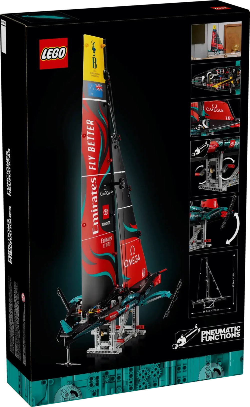 Конструктор LEGO Technic 42174 Яхта Emirates Team New Zealand AC75