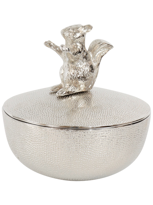 Шкатулка декоративная "Белка" 16x16x17см