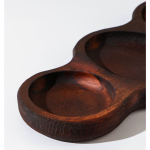 Менажница деревянная из кедра для подачи блюд и закусок "АЗИЯ". MG11