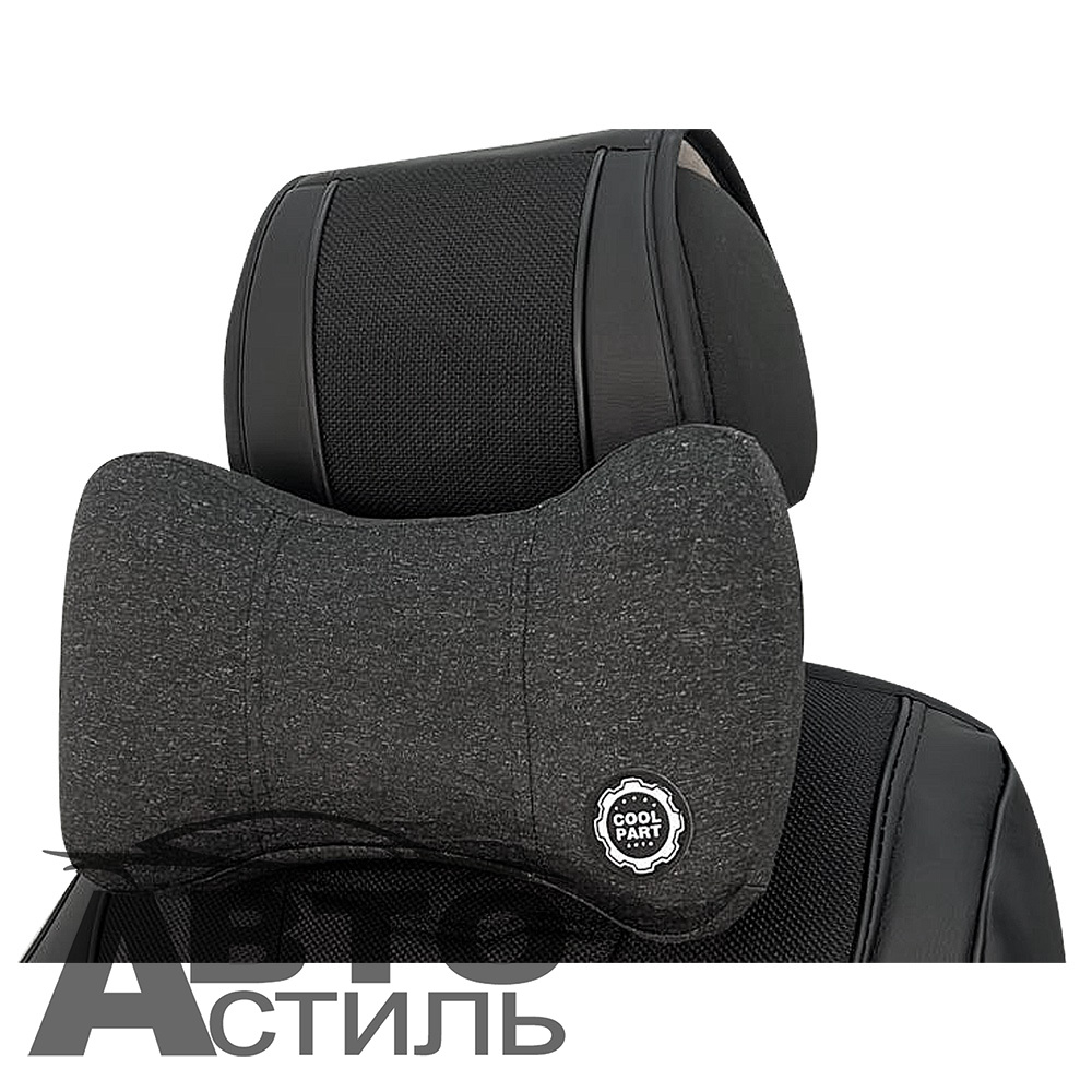Подушка на подголовник Coolpart - MAXIMAL (1шт) - 16-BLBL черный (32*19*8) (косточка)