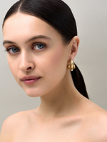 Серьги "Triple thorns" Gold