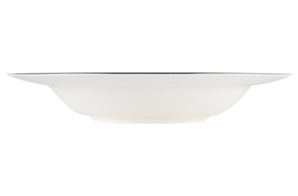 Тарелка суповая 21см Noritake Монтвейл платиновая