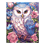 Картина по номерам 40*50см "Совушка" (на подрам.) (Lori)