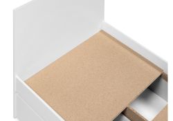 Односпальная кровать Мадера 90х200 белый