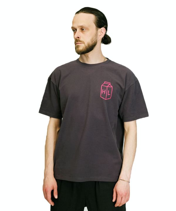 Футболка оверсайз Milk темно-серая - фото 2