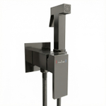 Смеситель с гигиенической лейкой 25k MIXLINE ML31-082GR "Ray" встраиваемый ГРАФИТ