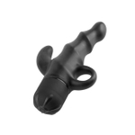 Стимулятор простаты с вибрацией Vibrating P-spot Spiral (Цвет: черный)