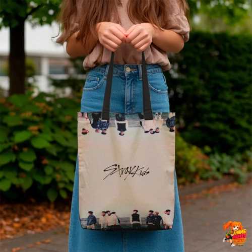 Сумка шоппер с принтом Stray Kids
