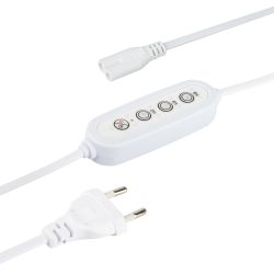 Таймер для светильника ЭРА FITO-LINETIME-2 pin (2/4/8 H)-GR с проводом 1,5 м