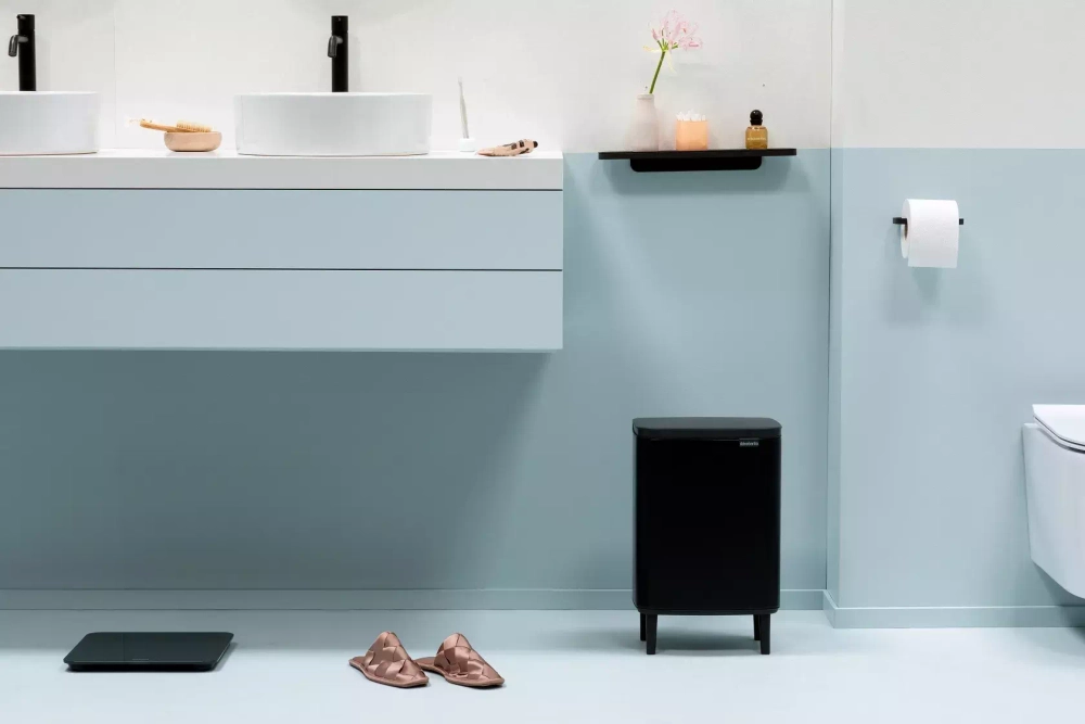 Brabantia - Контейнер для мусора Bo Touch Hi 12л матовый черный / артикул   227226  / GTIN 8710755227226