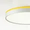 7709/EL COLOR SN 154 Светильник пластик/желтый LED 70Вт 3000-6000К D500 IP43 пульт ДУ KEZO YELLOW