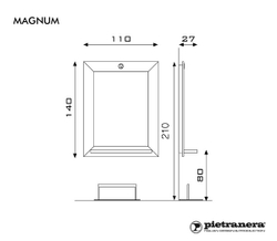 Зеркало парикмахерское MAGNUM