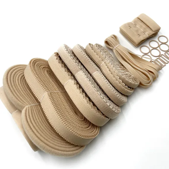 Набор фурнитуры PLUS для пошива нижнего белья (бежевый)