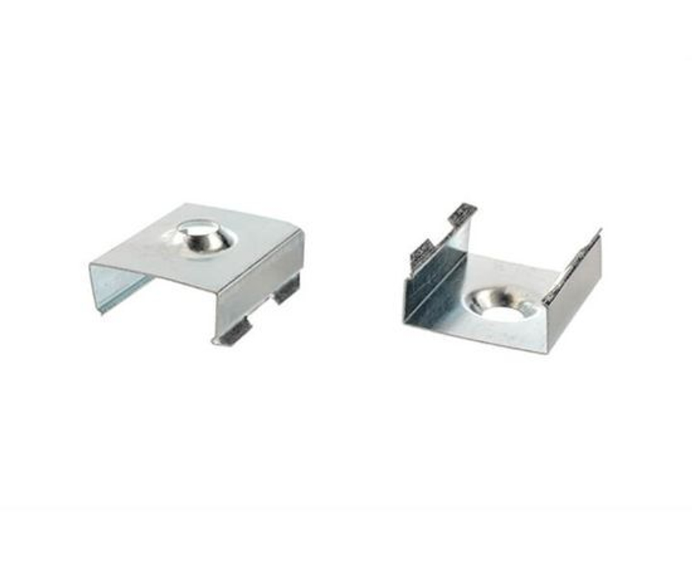 Скоба крепления с шурупом для профиля 16х16 General GAL-16-16-С-IP20 10 штук