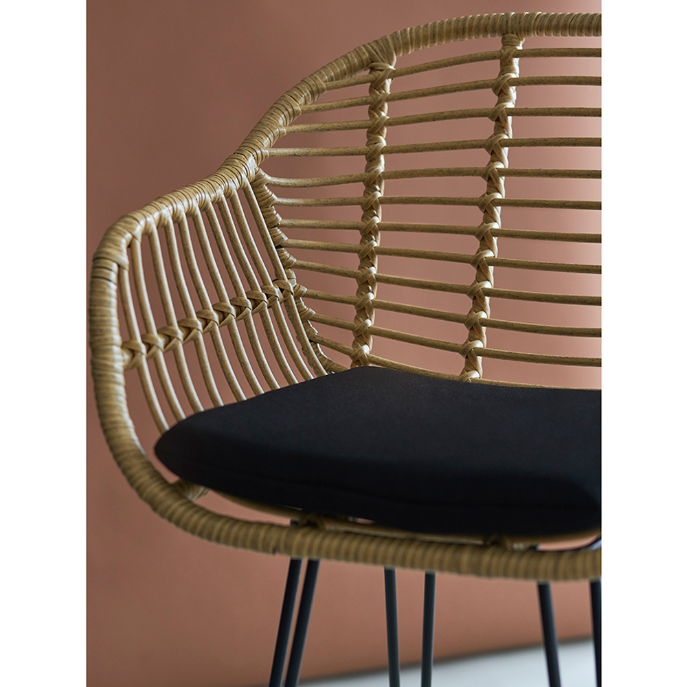 Стул полубарный vetle bent, ротанг