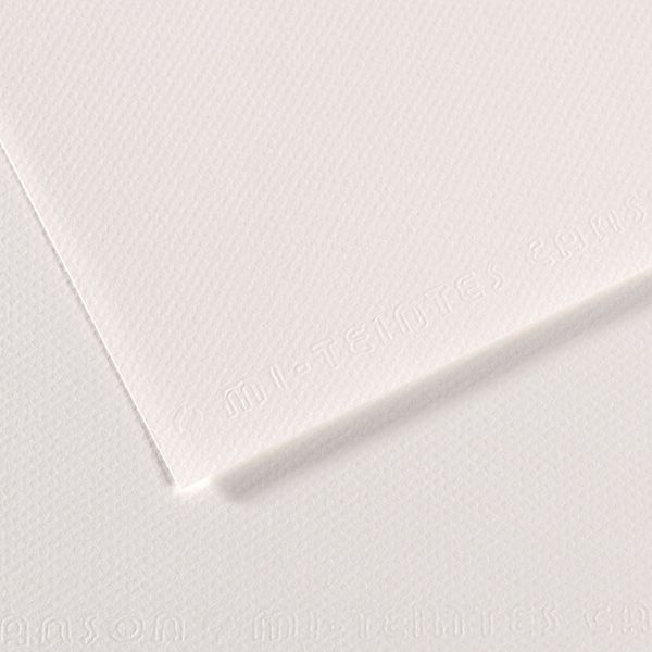 Бумага для пастели Mi-Teintes 160 г/м², 50х65 см, 10 л, №180 Белое облако, Canson, C31032S124