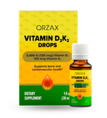 Орзакс Витамин Д3 К2 Капли, Vitamin D3 K2