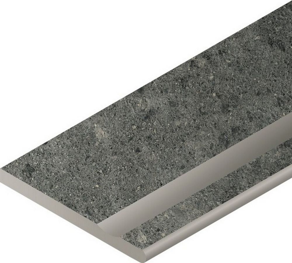 Ступень Genesis Grey Bordo Nat 30x60 Svasato Round Dx Уг.Прав.