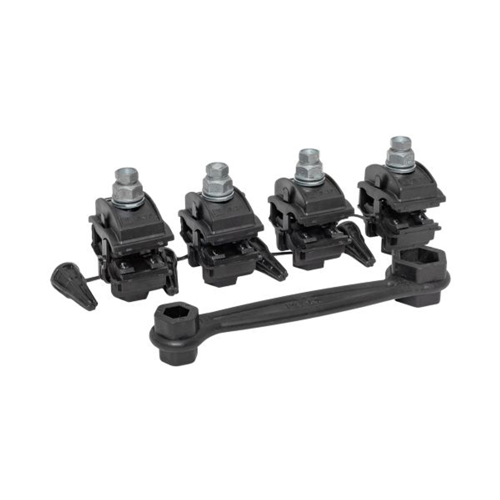 Комплект MasterSet p-2x (прокалывающий зажим p-2x-95, ключ торцевой) EKF