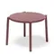 Столик журнальный Doga Ø50х40 см, марсала