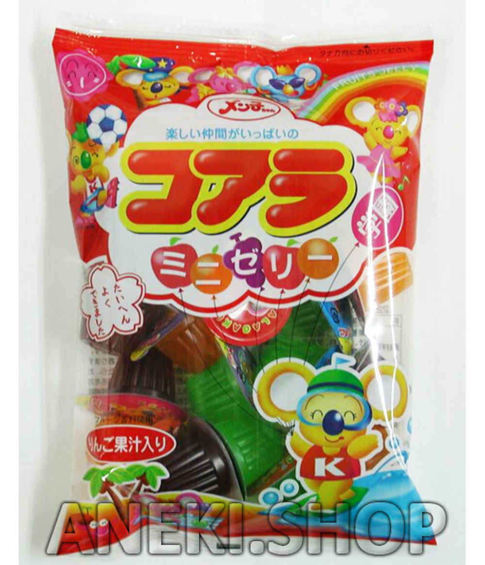Желе фруктовое в ассорти "KOALA GAKUEN" 12 шт. 186 г Akiyama
